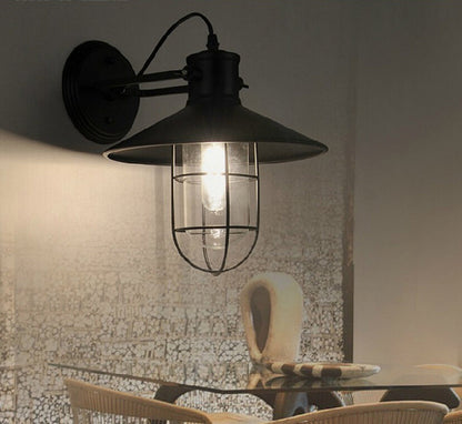 Indoor Wall Lamp Vintage Lighting Kitchen Light Black Wall Sconce - salelink.co.nz