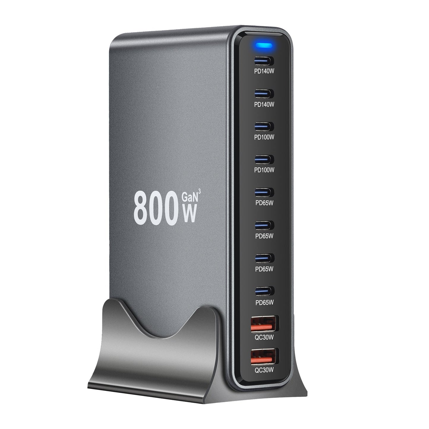 800W GaN PD USB Type C Fast Charger Charging Station For Laptop, Mobile, MacBook