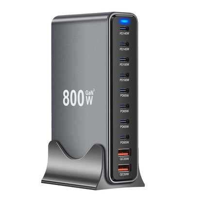 800W GaN PD USB Type C Fast Charger Charging Station For Laptop, Mobile, MacBook