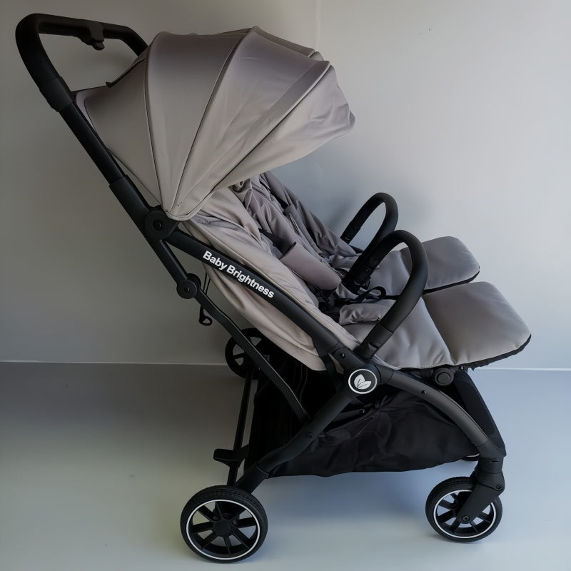 Double Pram – FlexGo Duo with Infant Capsule (Beige)