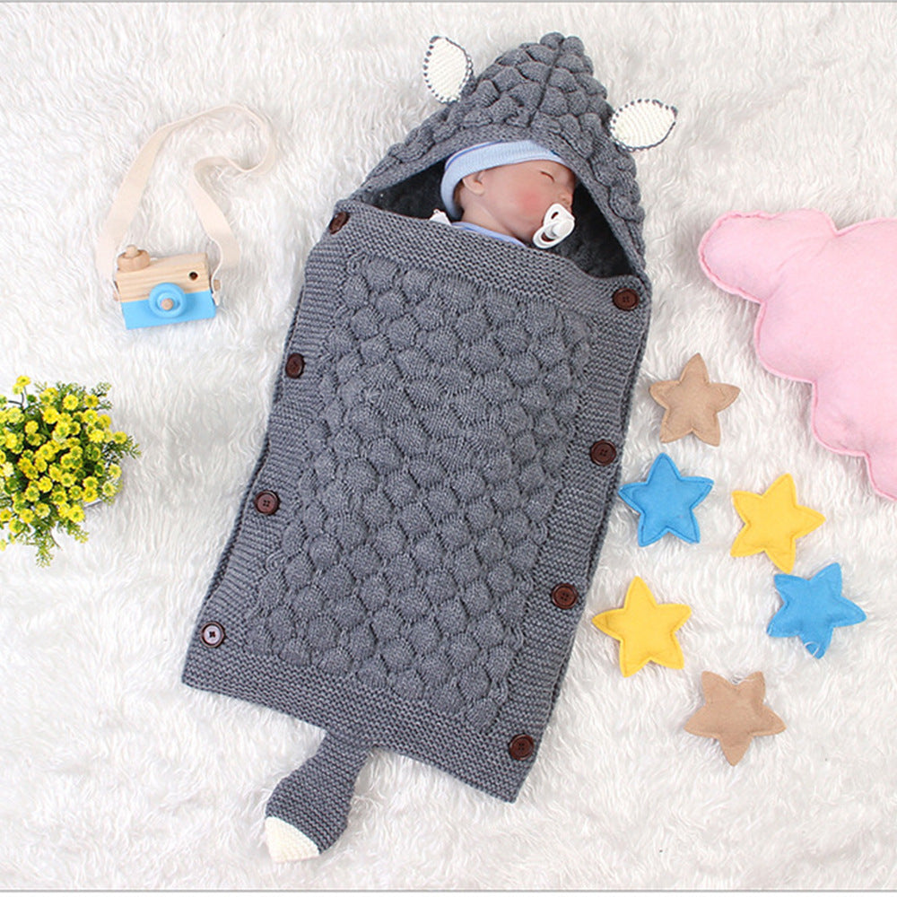 Newborn Baby Swaddle Sleeping Bag for Strollers/Prams