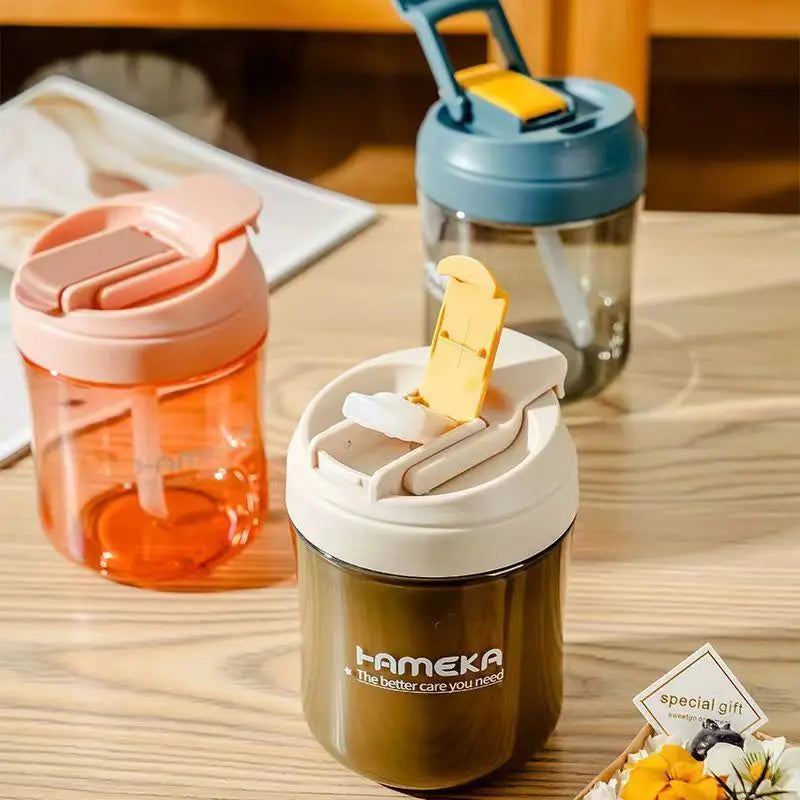 Portable 500ml Plastic Hot/Cold Drink Cup