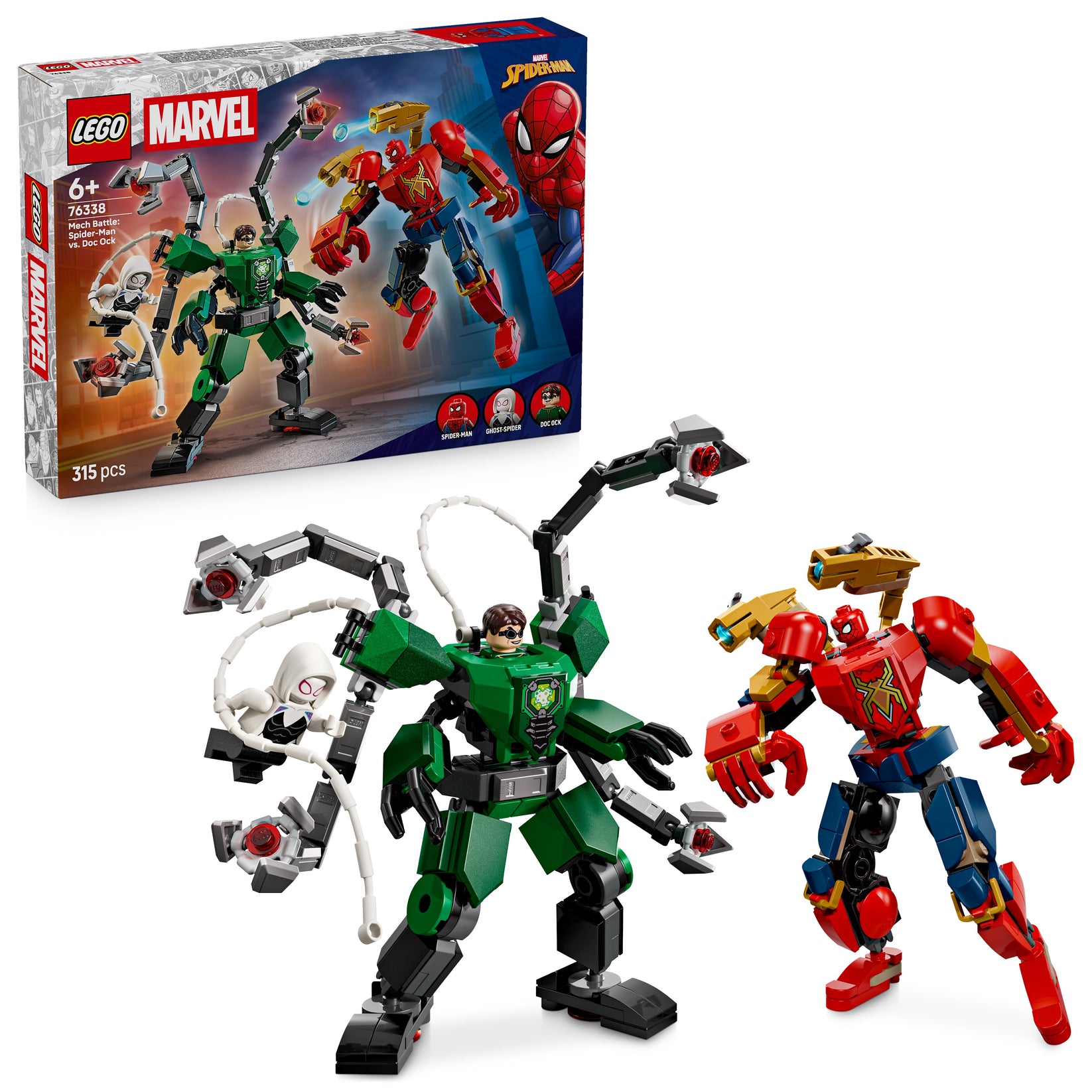 LEGO Marvel: Mech Battle: Spider-Man vs Doc Ock (76338) - Buy Kiwi Direct