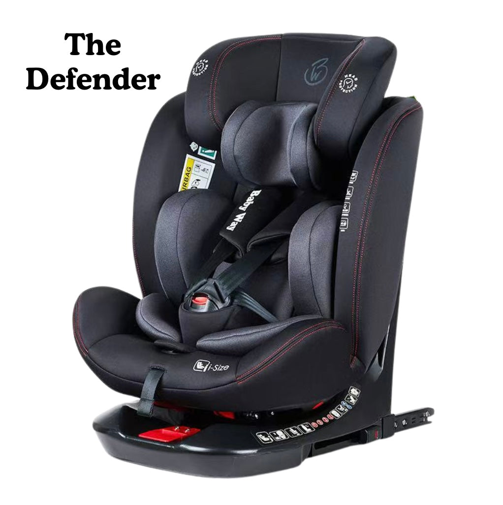 The Defender – i-Size 360 Rotating Convertible Car Seat with Isofix and Top Tether
