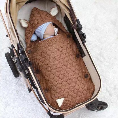 Newborn Baby Swaddle Sleeping Bag for Strollers/Prams