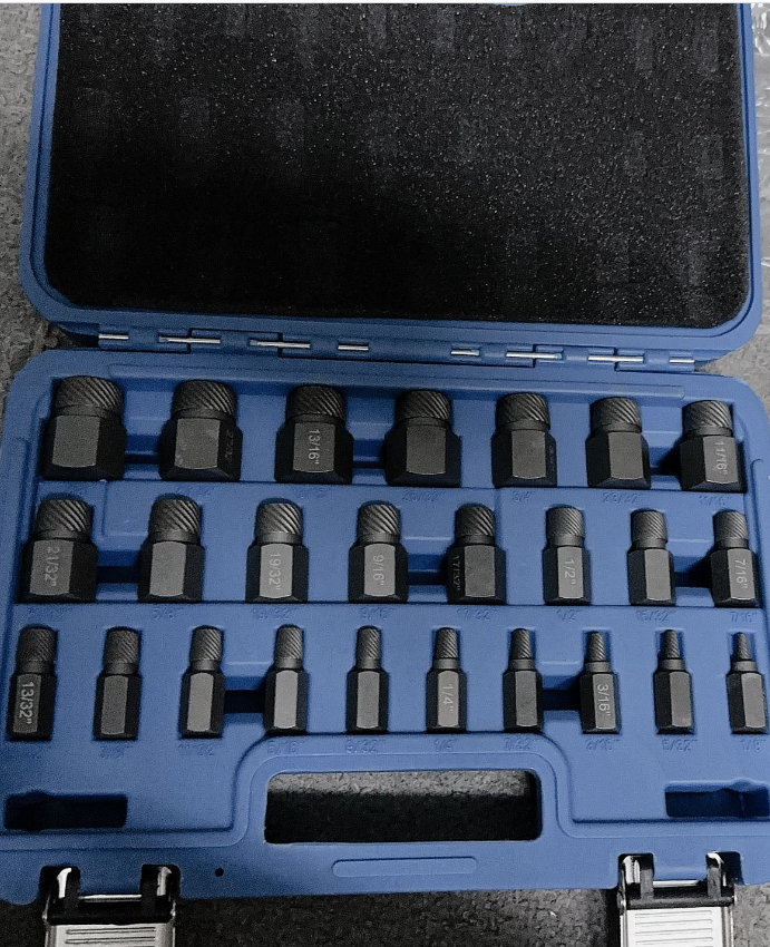 25PCS 3/8 Screw Nut Remover Set