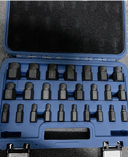 25PCS 3/8 Screw Nut Remover Set