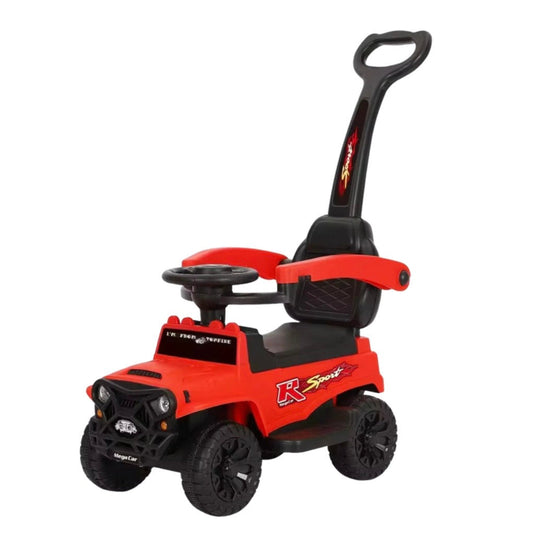 Kids Ride-On Push Truck with Lights and Music – RED