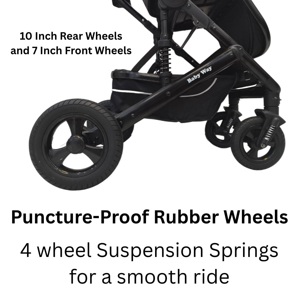 Versa 2in1 Open Bassinet Stroller with Sunshade and Cup Holder