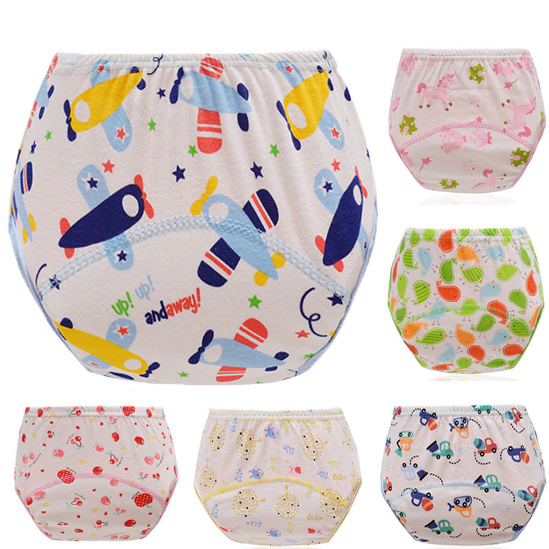 Printed Learning Pants for Babies - Washable and Breathable