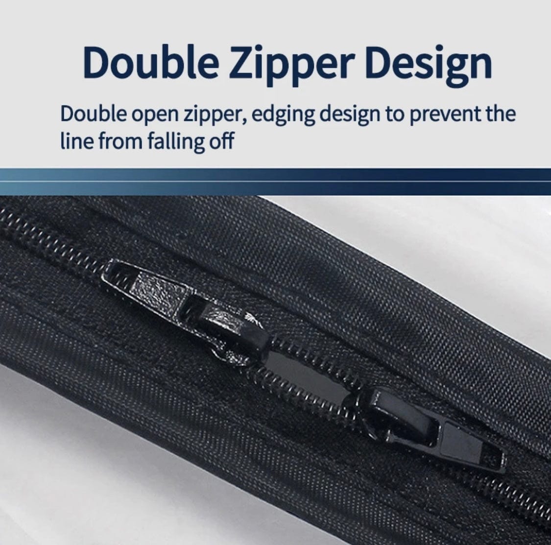 Universal Fit Transparent Stroller Rain Cover with U-Shaped Zipper