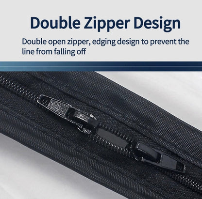 Universal Fit Transparent Stroller Rain Cover with U-Shaped Zipper