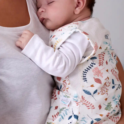 Purflo Swaddle to Sleep Bag All Seasons - Botanical - Babyonline
