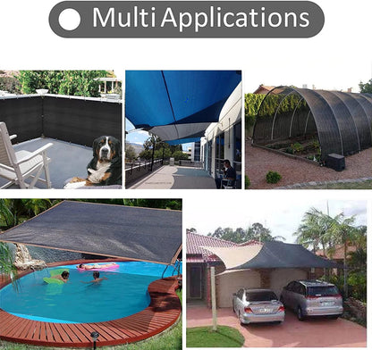 70g 95% Black Shade Cloth 2Mx6M