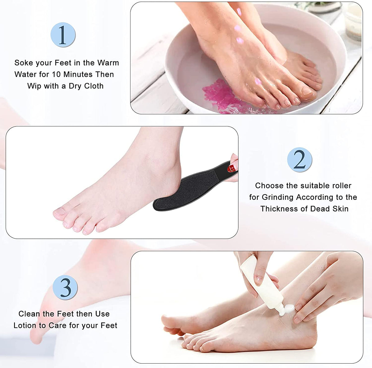 Electric Foot File Pedicure Set - salelink.co.nz