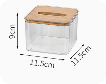 Transparent Tissue Box Holder