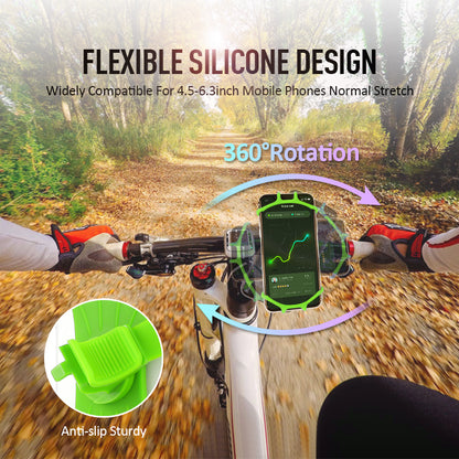 RYRA Universal Bicycle Phone Holder with Silicone Mount