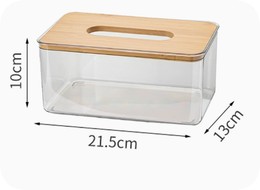 Transparent Tissue Box Holder