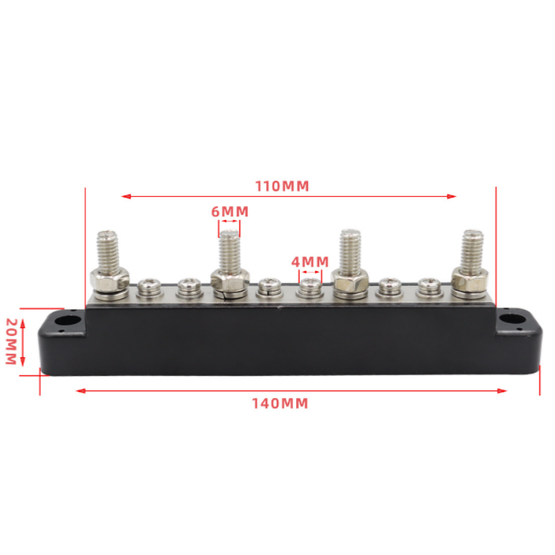 10 Way Bus Bar Auto Marine Power Distribution Earthing Block - salelink.co.nz