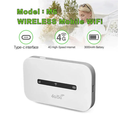 4G / 5G LTE Portable WiFi Router with SIM Slot (European Version)