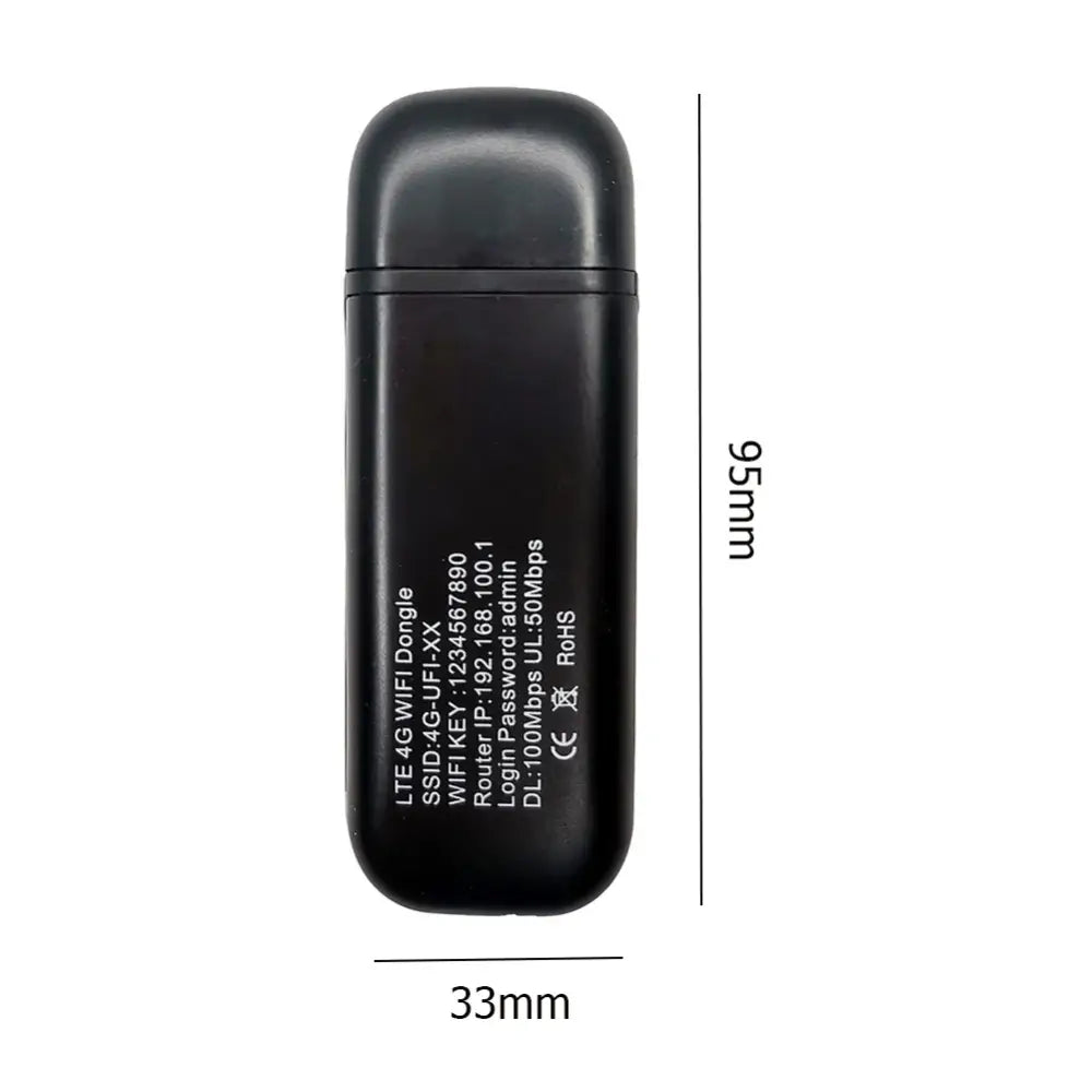 4G LTE USB WiFi Dongle & Mobile Hotspot (available in White & Black)