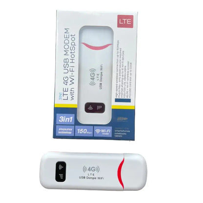 4G LTE USB WiFi Dongle & Mobile Hotspot (available in White & Black)