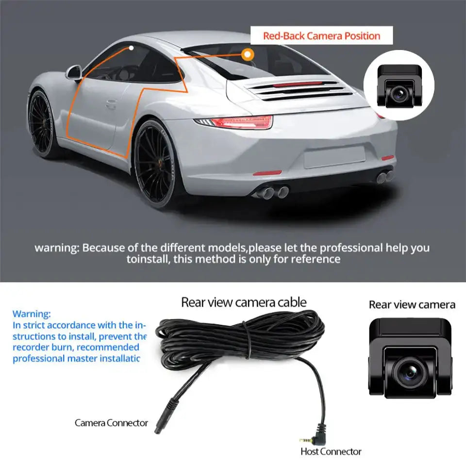 4K UHD Dash Cam with WiFi & GPS (different sizes and models available)