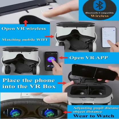 4K Wireless VR Glasses for Smartphones (different models available)