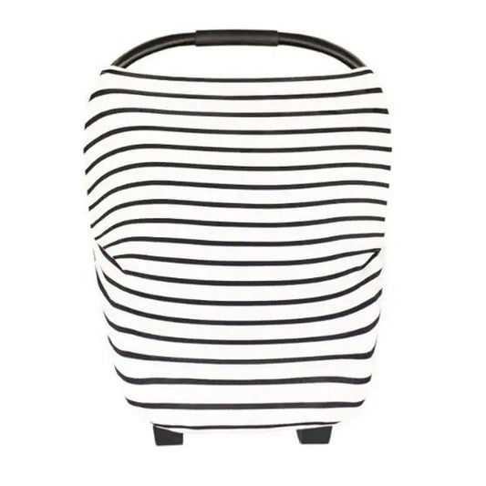 Neeva 4 in 1 Infant Capsules Cover (White-Black Stripes) - Babyonline