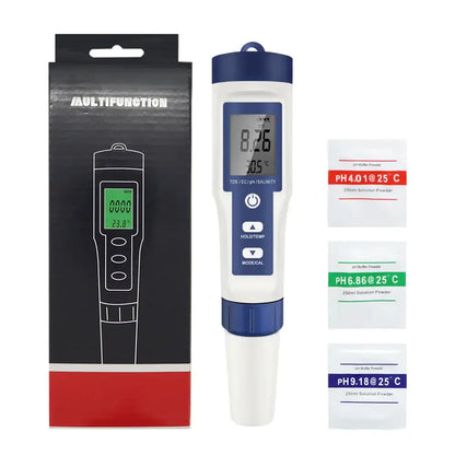 5-in-1 Digital PH TDS EC Meter Pen