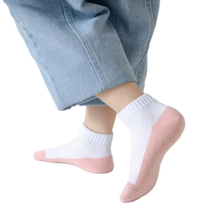 5 Pairs of Cotton Socks – For Boys & Girls (1–12 Years)