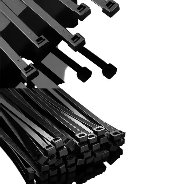 500/1000PCS Self-Locking Black Nylon Cable Ties