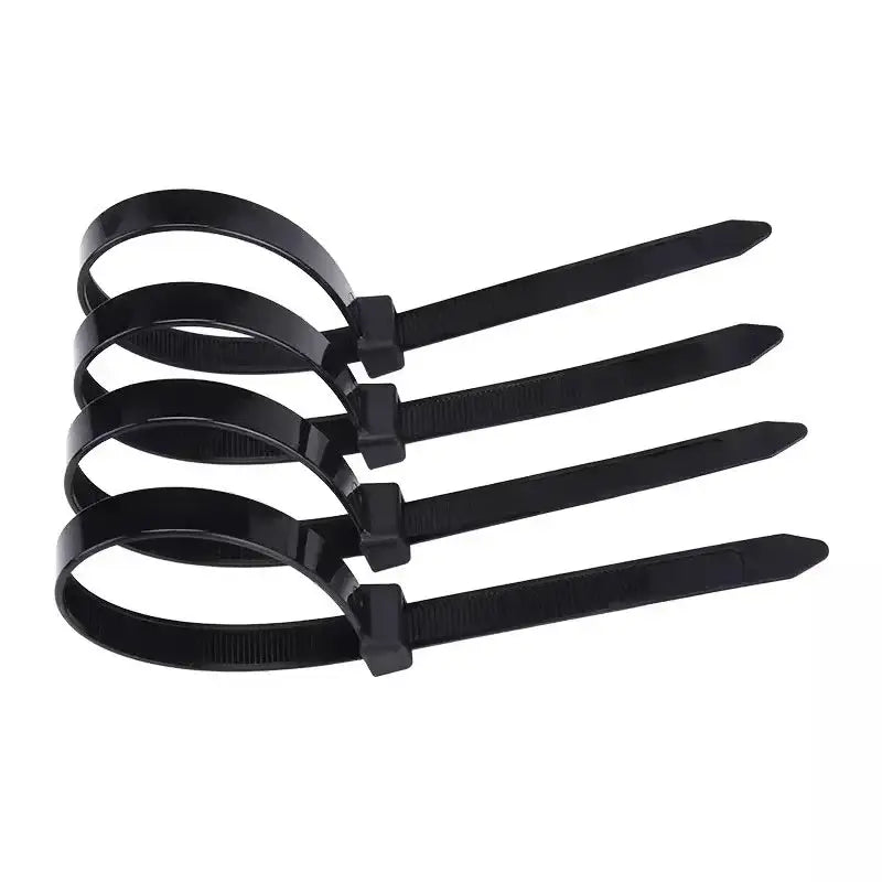 500/1000PCS Self-Locking Black Nylon Cable Ties