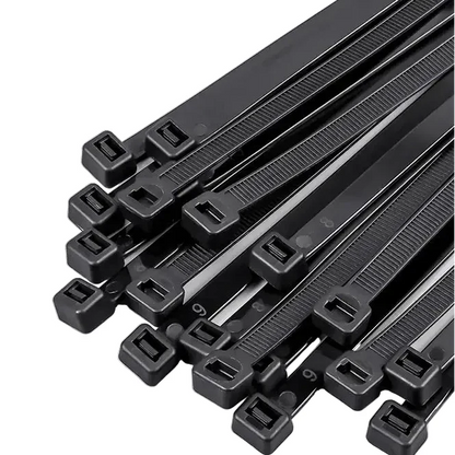 500/1000PCS Self-Locking Black Nylon Cable Ties