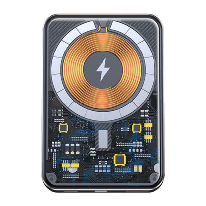 5000mah Magnetic Magsafe Wireless Power Bank-Black