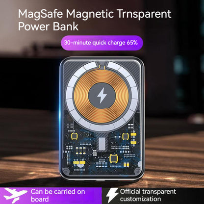 5000mah Magnetic Magsafe Wireless Power Bank-Black