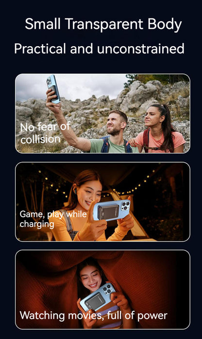 5000mah Magnetic Magsafe Wireless Power Bank-Black