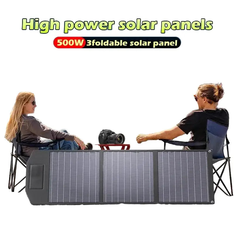 500W Foldable Solar Charger for Camping
