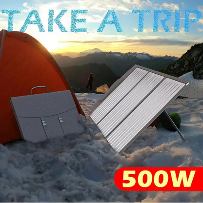 500W Foldable Solar Charger for Camping