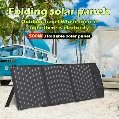 500W Foldable Solar Charger for Camping