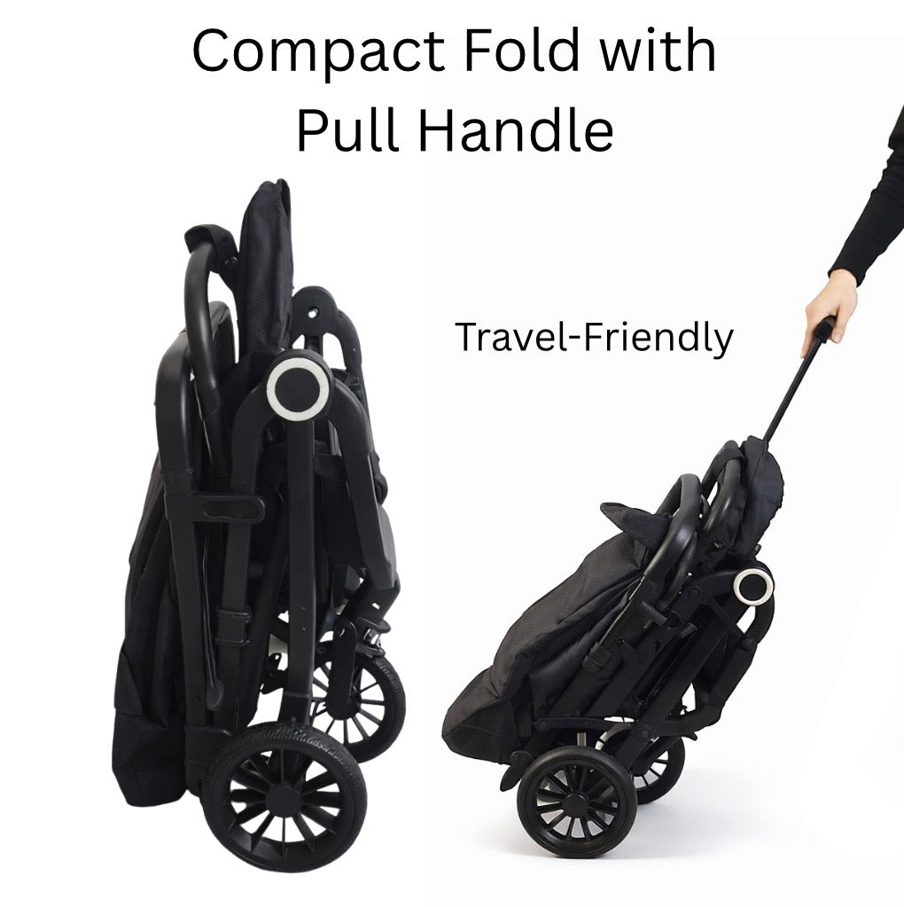 Preorder - LiteTrax Compact & Lightweight Urban Stroller + Capsule Car Seat + Base with Pull Handle