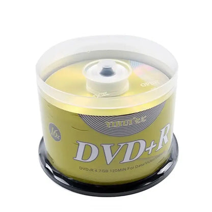 4.7GB DVD+R 16X Blank Recordable Discs (50PCS)