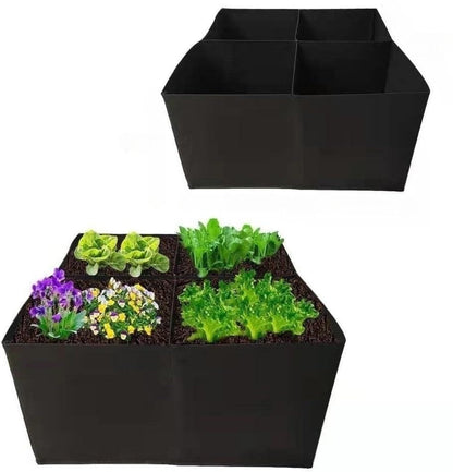60x60x30CM Vegetable Planting Bag Fabric Raised Bed Garden Plant Flower Grow Bag