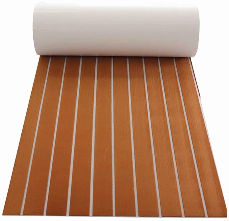 240x90cm Marine Boat Flooring EVA Foam Yacht Teak Decking Sheet Carpet Floor - salelink.co.nz