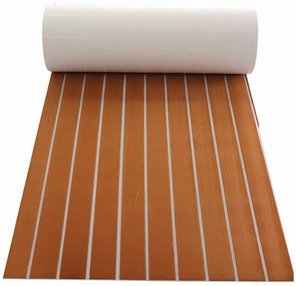 240x90cm Marine Boat Flooring EVA Foam Yacht Teak Decking Sheet Carpet Floor - salelink.co.nz