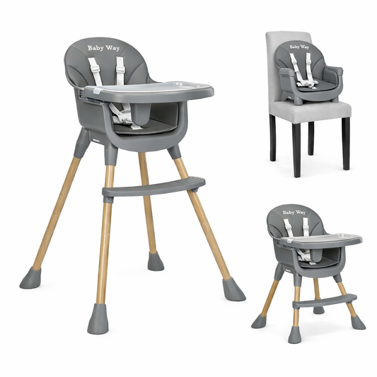 Willow 3-in-1 Multifunctional Kids High Chair - GREY