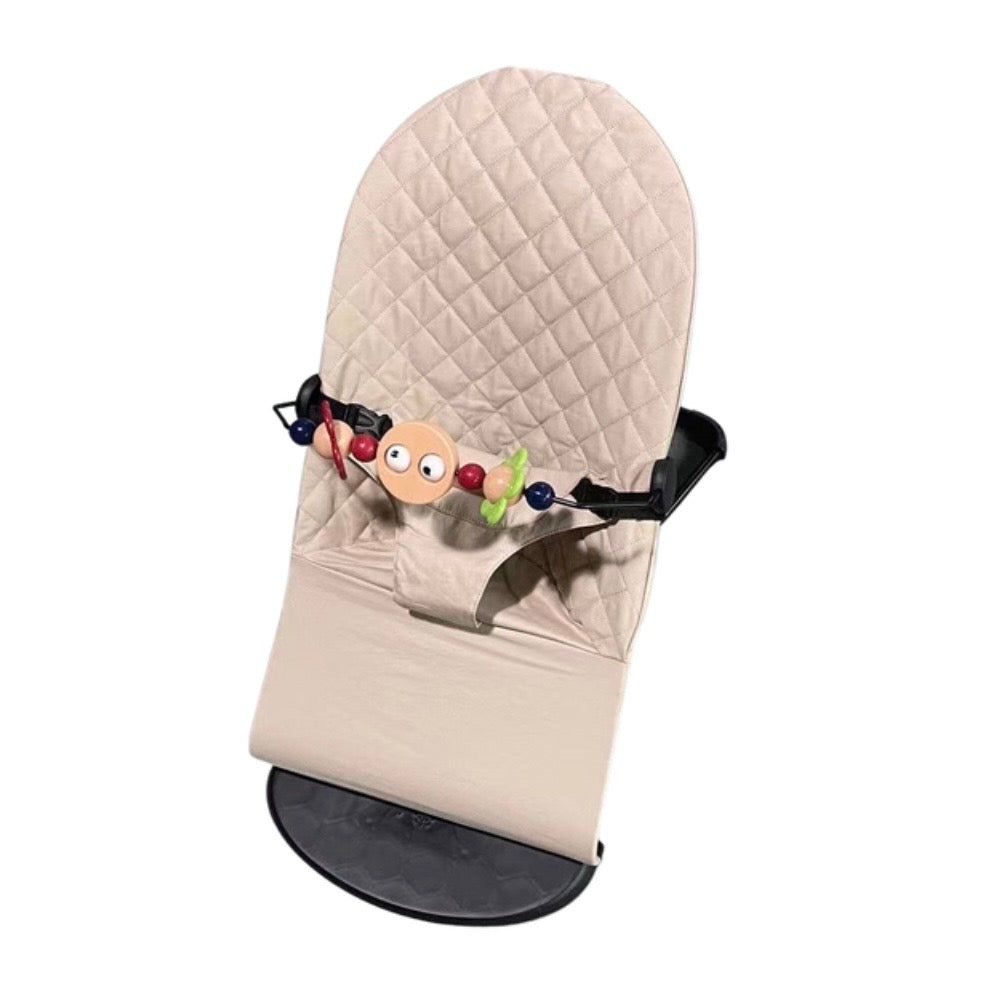 Portable Soothing Baby Rocker Bouncer Chair with Toy Bar