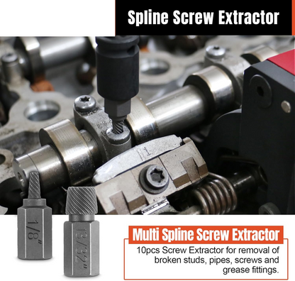 40pcs Damaged/Rounded Bolt Nut Stud Screw Remover/Extractor Set
