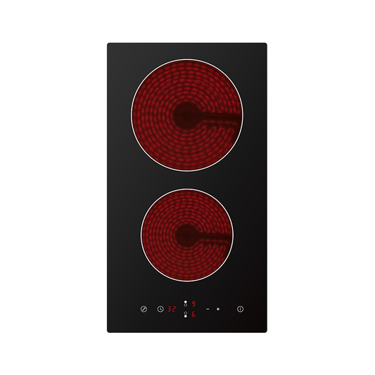 Midea 30cm 2-Zone Ceramic Cooktop Touch Control MC-HD301 - Midea | Home Appliances New Zealand