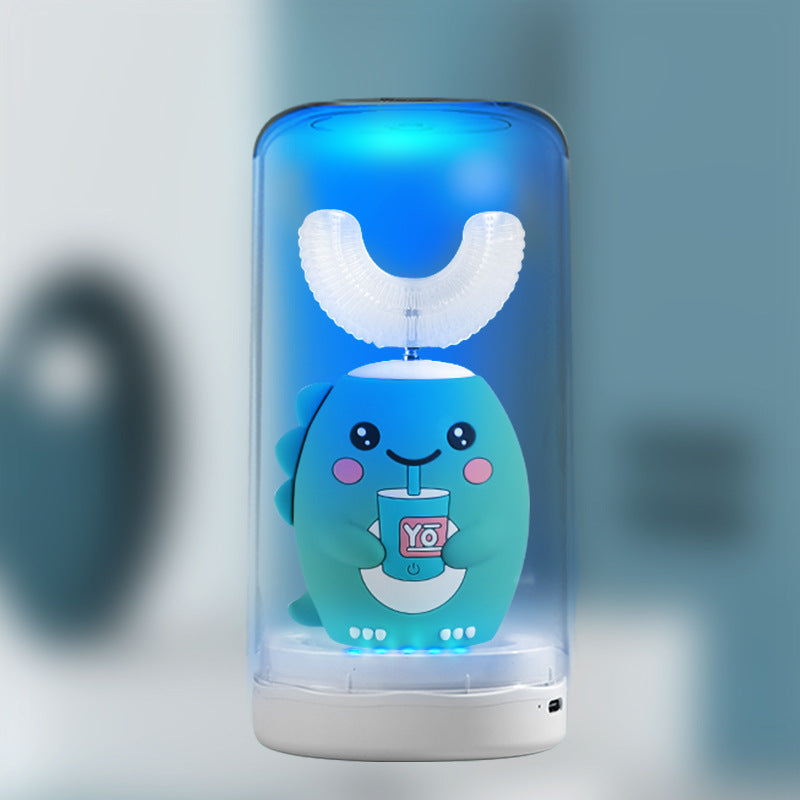 Children's U-Shaped Electric Toothbrush with Silicone Head